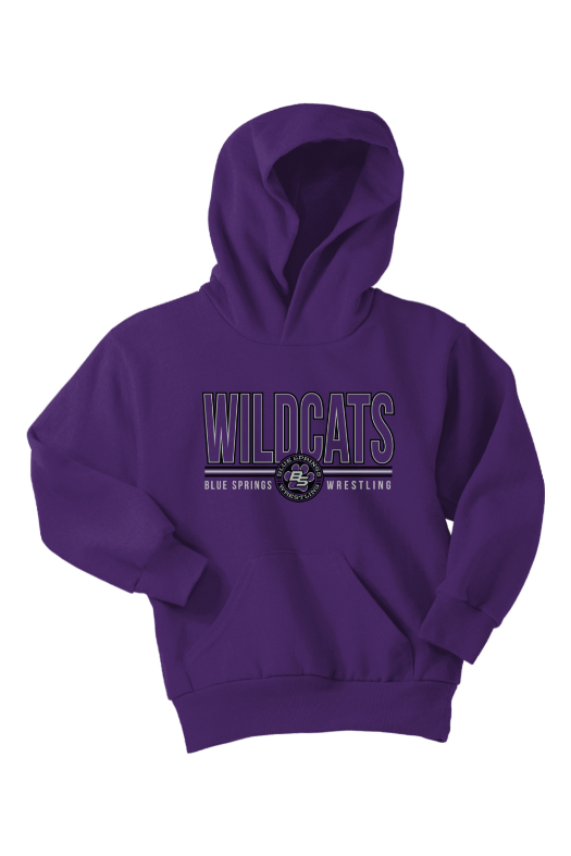 Blue Springs High School Port & Company - Youth Core Fleece Pullover Hooded Sweatshirt. PC90YH