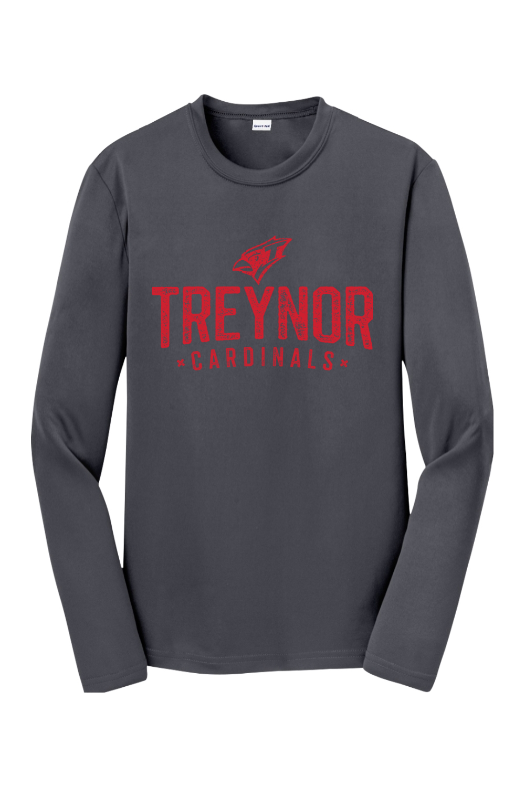 Treynor Wrestling Sport-Tek Youth Long Sleeve PosiCharge Competitor Tee. YST350LS