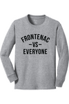 Frontenac HS Wrestling Port & Company Youth Long Sleeve Core Cotton Tee. PC54YLS