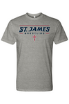 St. James Wrestling 2 Next Level CVC T-Shirt