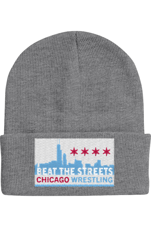 Beat the Streets - Chicago Sportsman 12 Inch Solid Cuffed Beanie SP12 (emb)