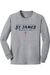 St. James Wrestling 2 Port & Company Youth Long Sleeve Core Cotton Tee. PC54YLS