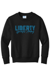 Liberty Gymnastic Academy Port & Company - Youth Core Fleece Crewneck Sweatshirt. PC90Y