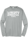 Liberty Gymnastic Academy Sport-Tek Long Sleeve PosiCharge Competitor Tee. ST350LS