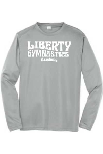 Liberty Gymnastic Academy Sport-Tek Long Sleeve PosiCharge Competitor Tee. ST350LS