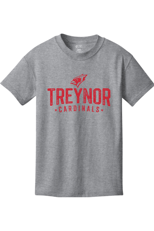Treynor Wrestling Port & Company - Youth Core Cotton Tee. PC54Y