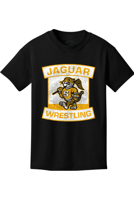 Seckman Wrestling Port & Company - Youth Core Cotton Tee. PC54Y