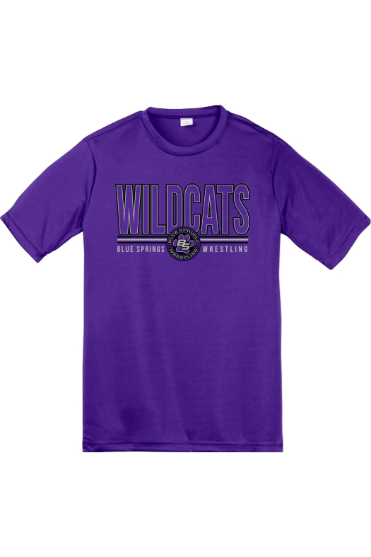 Blue Springs High School Sport-Tek Youth PosiCharge Competitor Tee. YST350