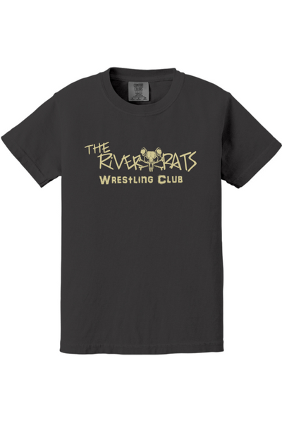 River Rats Wrestling Comfort Colors Garment-Dyed Youth Heavyweight T-Shirt