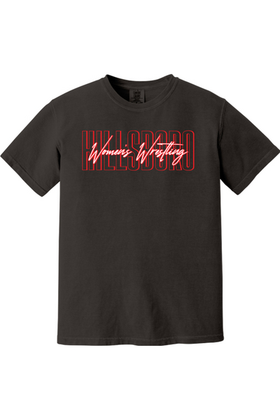 Hillsboro HS Wrestling Comfort Colors Garment-Dyed Heavyweight T-Shirt