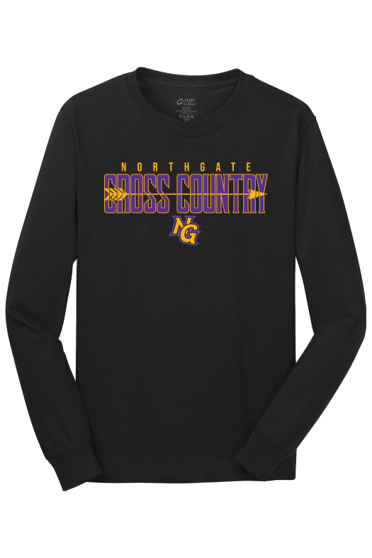 Northgate Middle School Port & Company - Long Sleeve Core Cotton Tee. PC54LS