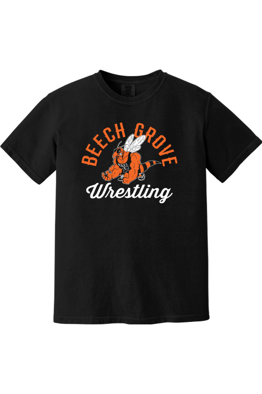 Beech Grove Wrestling Comfort Colors Garment-Dyed Heavyweight T-Shirt