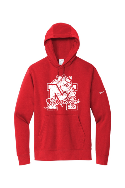 Mill Creek Elementary Nike Club Fleece Sleeve Swoosh Pullover Hoodie NKDR1499