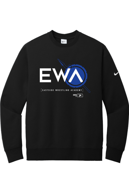 Eastside Wrestling Academy Nike Club Fleece Sleeve Swoosh Crew NKFD9863