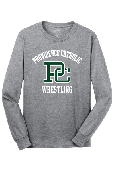 Providence Catholic Port & Company - Long Sleeve Core Cotton Tee. PC54LS