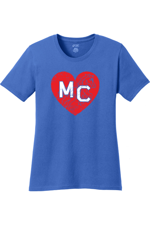 Mill Creek Elementary Port & Company Women's Core Cotton Tee. LPC54