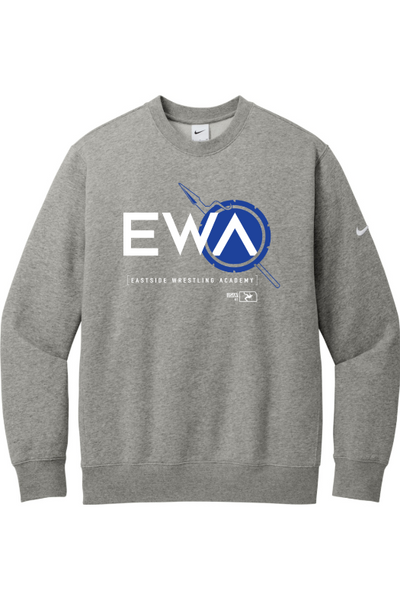 Eastside Wrestling Academy Nike Club Fleece Sleeve Swoosh Crew NKFD9863