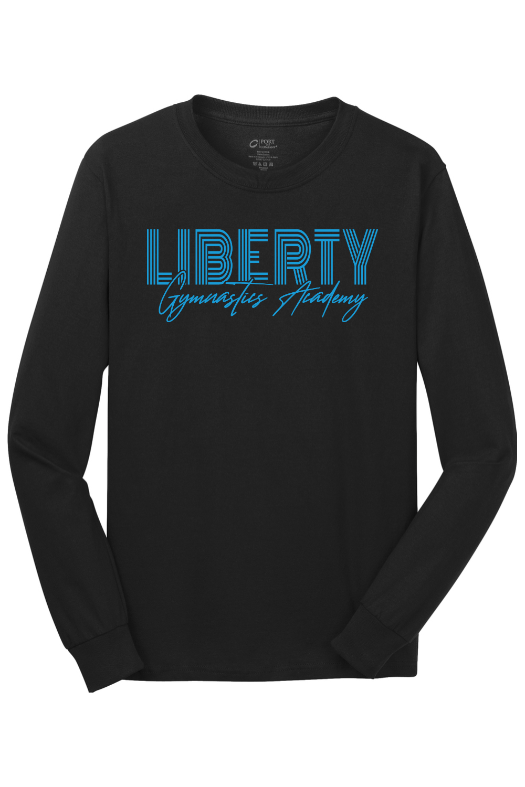 Liberty Gymnastic Academy Port & Company - Long Sleeve Core Cotton Tee. PC54LS