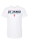 St. James Wrestling 2 Tultex Fine Jersey T-Shirt