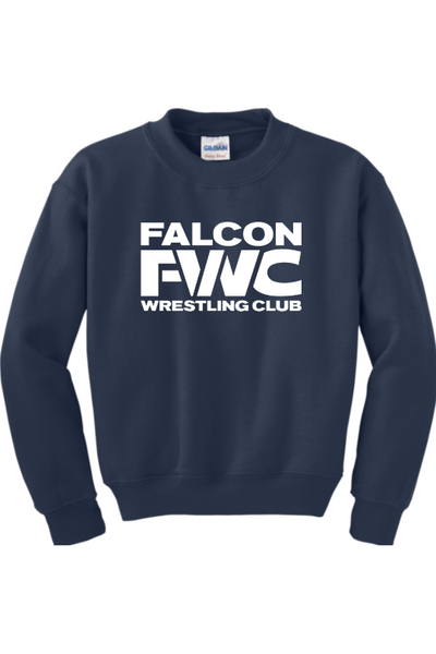 Falcon Wrestling Club Gildan Heavy Blend Youth Sweatshirt - 18000B