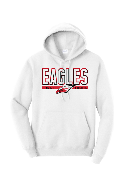 Maize Football Gildan Heavy Blend Hooded Sweatshirt - 18500