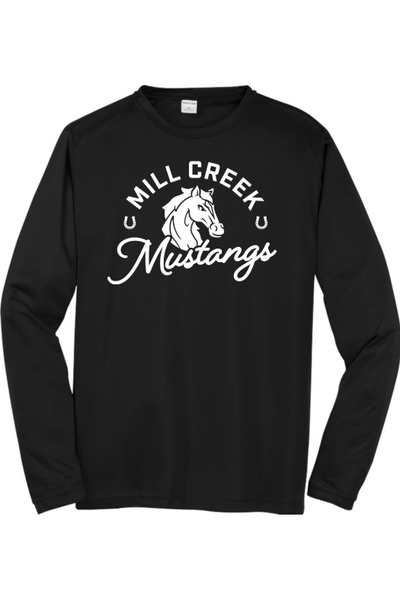Mill Creek Elementary Sport-Tek Long Sleeve PosiCharge Competitor Tee. ST350LS