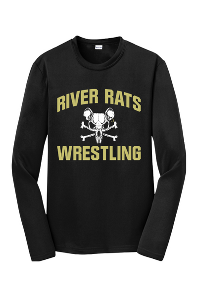 River Rats Wrestling Sport-Tek Youth Long Sleeve PosiCharge Competitor Tee. YST350LS