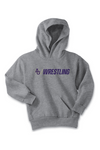 Avila Men's Wrestling Port & Company - Youth Core Fleece Pullover Hooded Sweatshirt. PC90YH