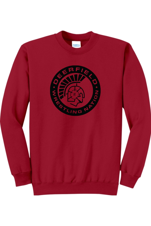 Deerfield High School Port & Company - Core Fleece Crewneck Sweatshirt. PC78