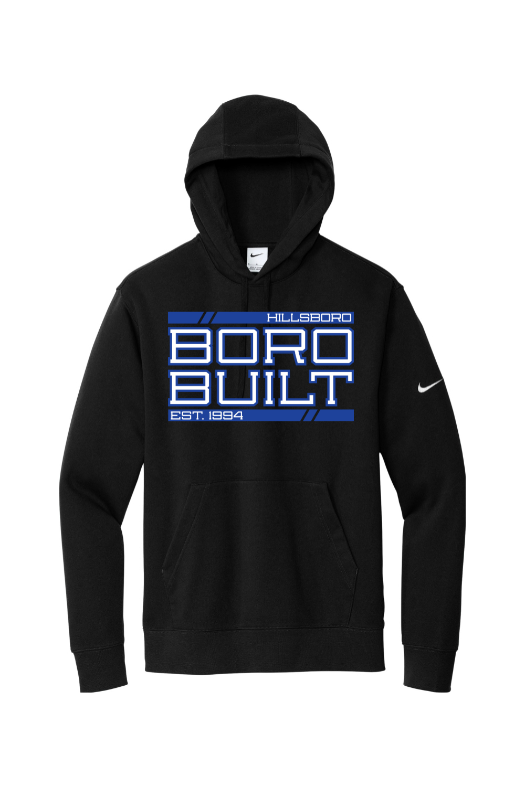 Hillsboro HS Wrestling Nike Club Fleece Sleeve Swoosh Pullover Hoodie NKDR1499