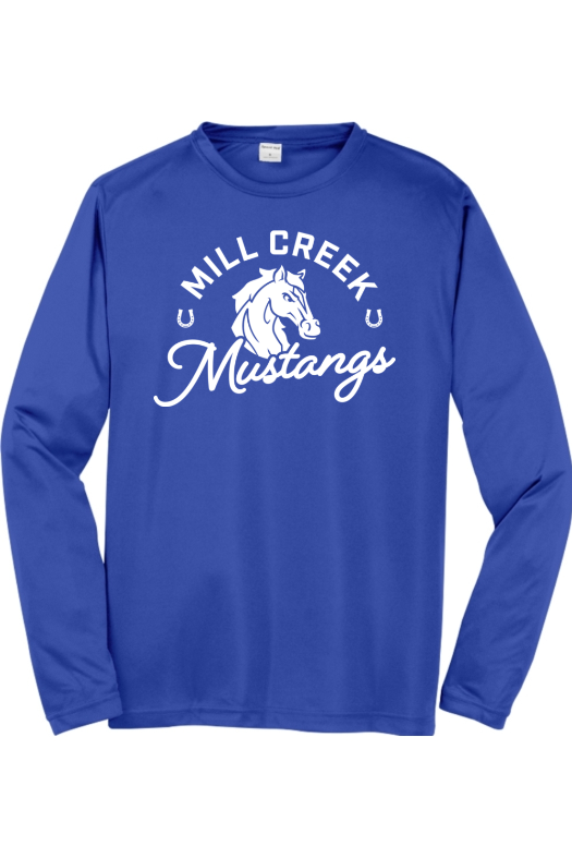 Mill Creek Elementary Sport-Tek Long Sleeve PosiCharge Competitor Tee. ST350LS