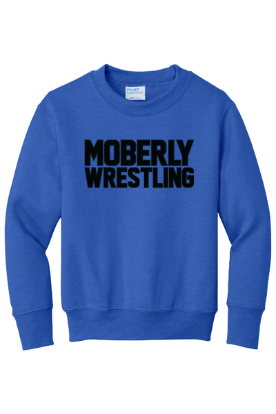 Moberly High School Port & Company - Youth Core Fleece Crewneck Sweatshirt. PC90Y