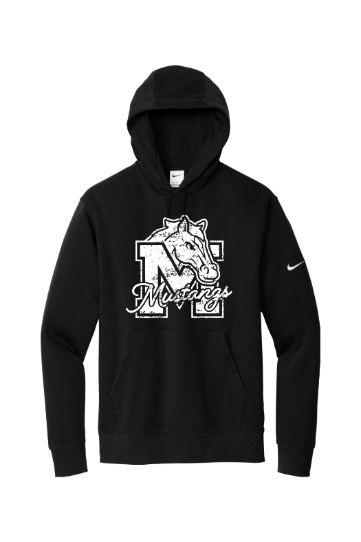 Mill Creek Elementary Nike Club Fleece Sleeve Swoosh Pullover Hoodie NKDR1499