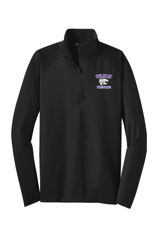 Blue Springs High School Sport-Tek Sport-Wick Stretch 1/4-Zip Pullover. ST850 (emb)