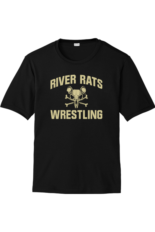 River Rats Wrestling Sport-Tek PosiCharge Competitor Tee. ST350