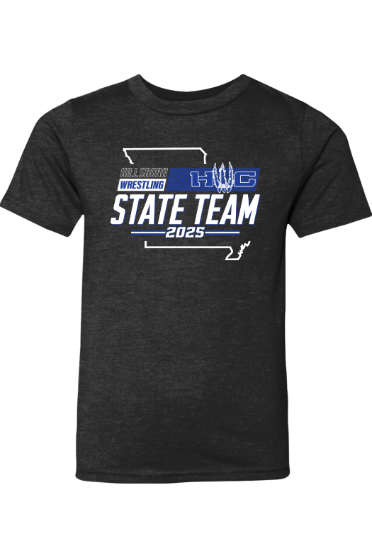 Hillsboro Wrestling Club - State Gear 2025 Next Level Youth CVC T-Shirt