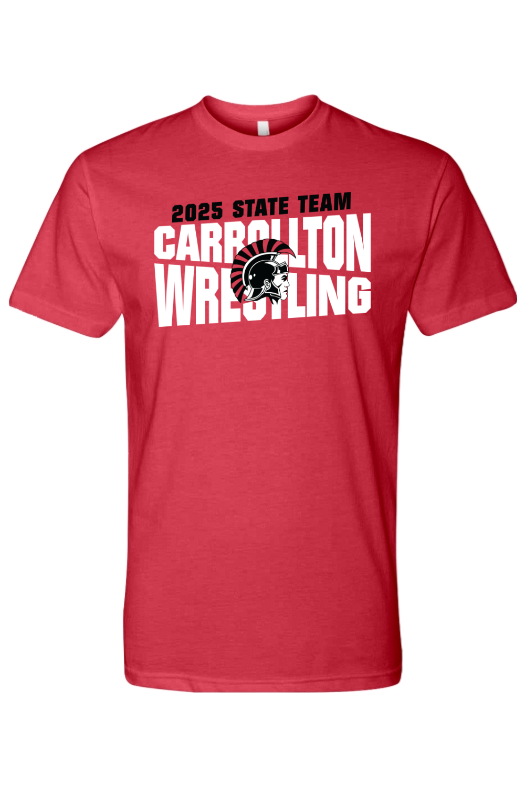 Carrollton Youth Wrestling - MO KIDS STATE Next Level CVC T-Shirt