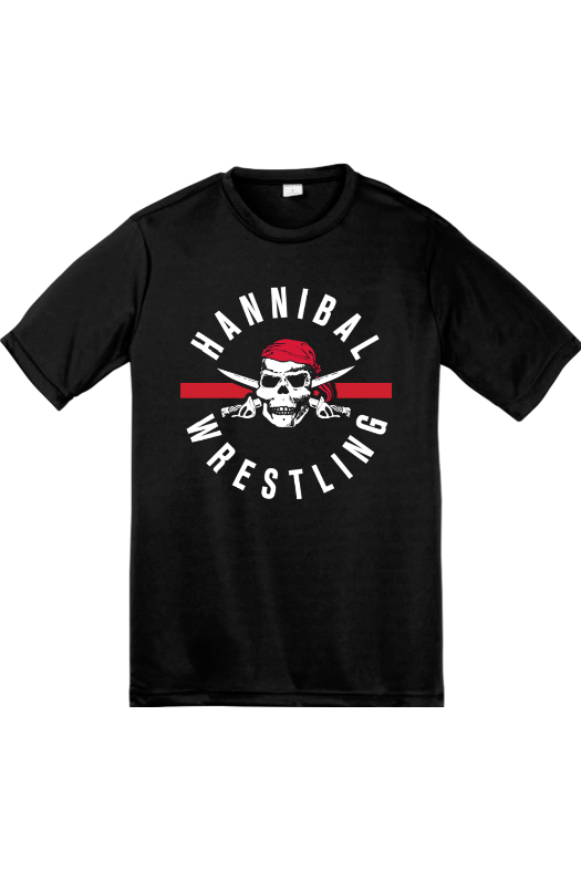 Hannibal Wrestling Sport-Tek Youth PosiCharge Competitor Tee. YST350