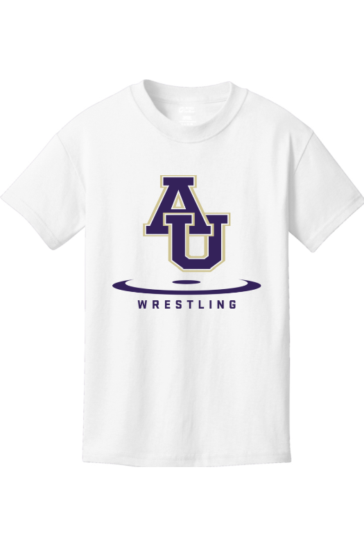 Avila Men's Wrestling Port & Company - Youth Core Cotton Tee. PC54Y