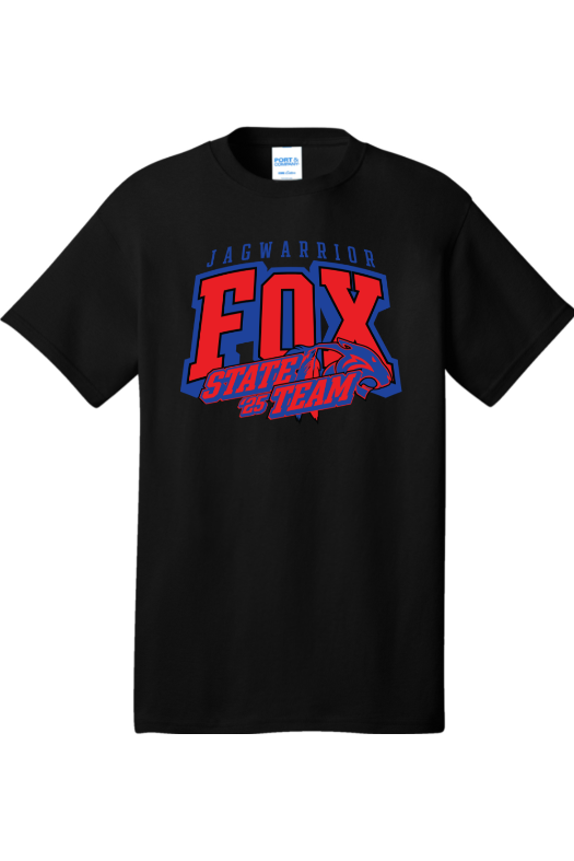 JagWarrior Fox Wrestling Port & Company - Core Cotton Tee. PC54