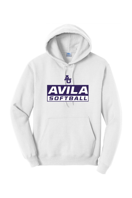 Avila Softball Port & Company - Core Fleece Pullover Hooded Sweatshirt. PC78H