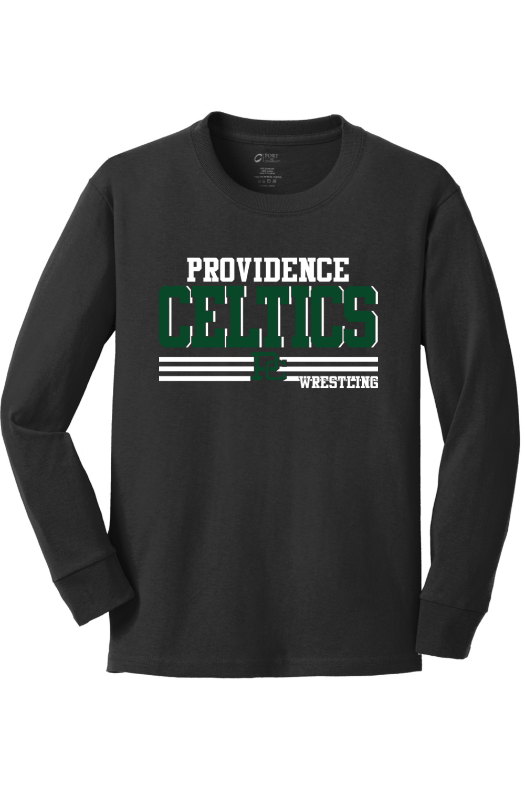 Providence Catholic Port & Company Youth Long Sleeve Core Cotton Tee. PC54YLS