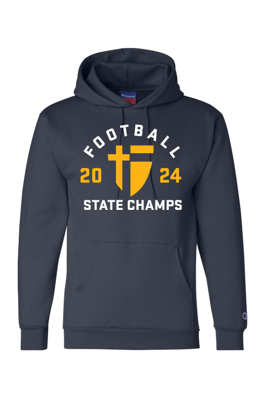 Saint Thomas Aquinas Football Champion Powerblend Hooded Sweatshirt S700