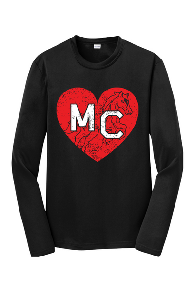 Mill Creek Elementary Sport-Tek Youth Long Sleeve PosiCharge Competitor Tee. YST350LS