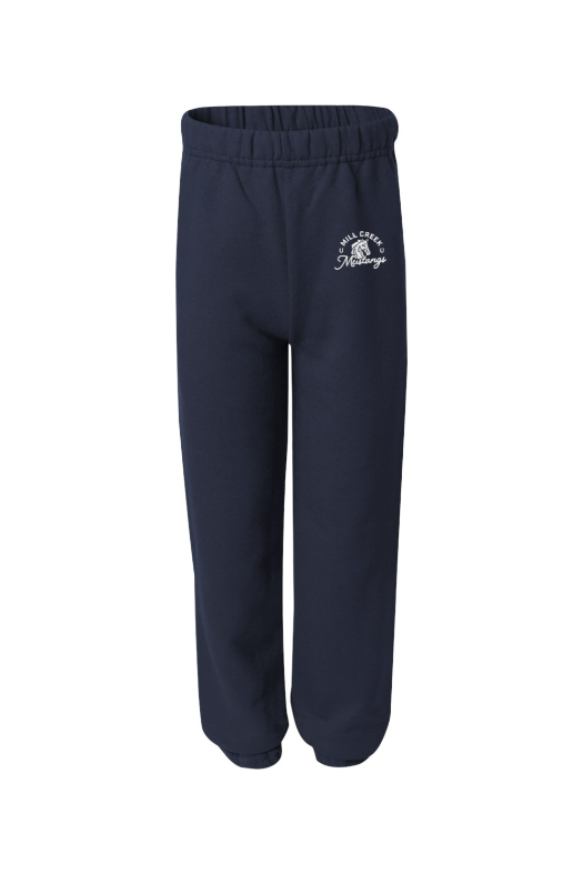 Mill Creek Elementary Jerzees NuBlend Youth Sweatpants - 973BR (emb)