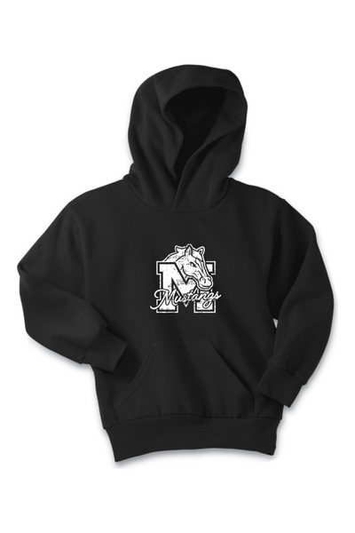 Mill Creek Elementary Port & Company - Youth Core Fleece Pullover Hooded Sweatshirt. PC90YH