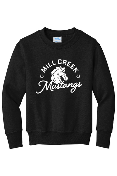 Mill Creek Elementary Port & Company - Youth Core Fleece Crewneck Sweatshirt. PC90Y