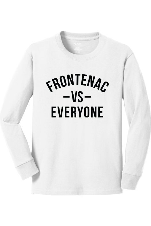 Frontenac HS Wrestling Port & Company Youth Long Sleeve Core Cotton Tee. PC54YLS