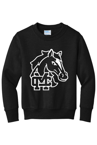 Mill Creek Elementary Port & Company - Youth Core Fleece Crewneck Sweatshirt. PC90Y