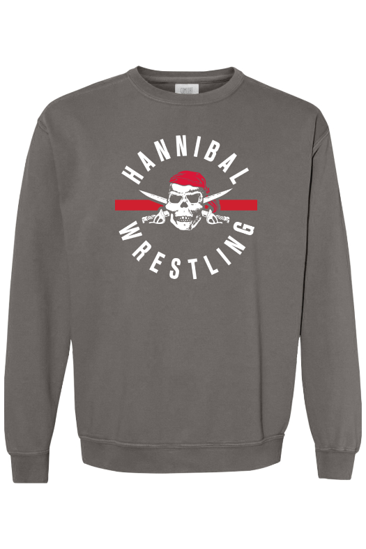 Hannibal Wrestling Comfort Colors Garment-Dyed Sweatshirt